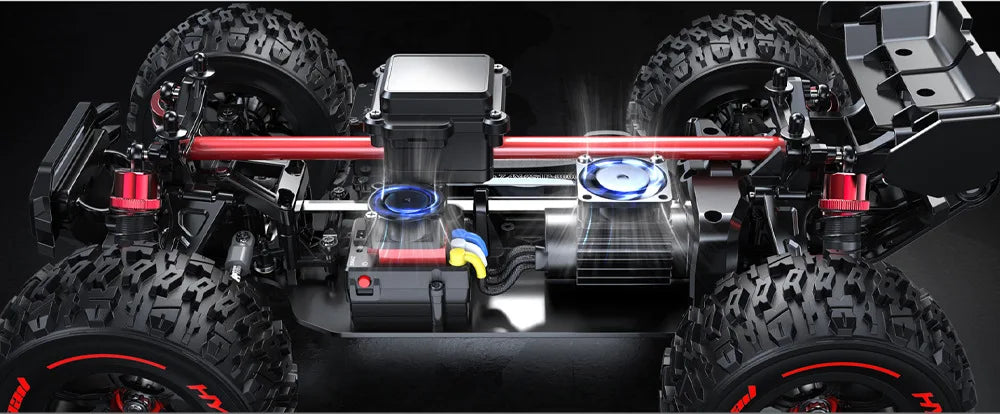 Hyper Go MJX 14210 V2.0 1/14 RC Araba 55KM/S Yüksek Hız Fırçasız 2.4G Uzaktan Kumandalı 4WD Off-road Yarış RC Kamyon Elektrikli Oyuncak