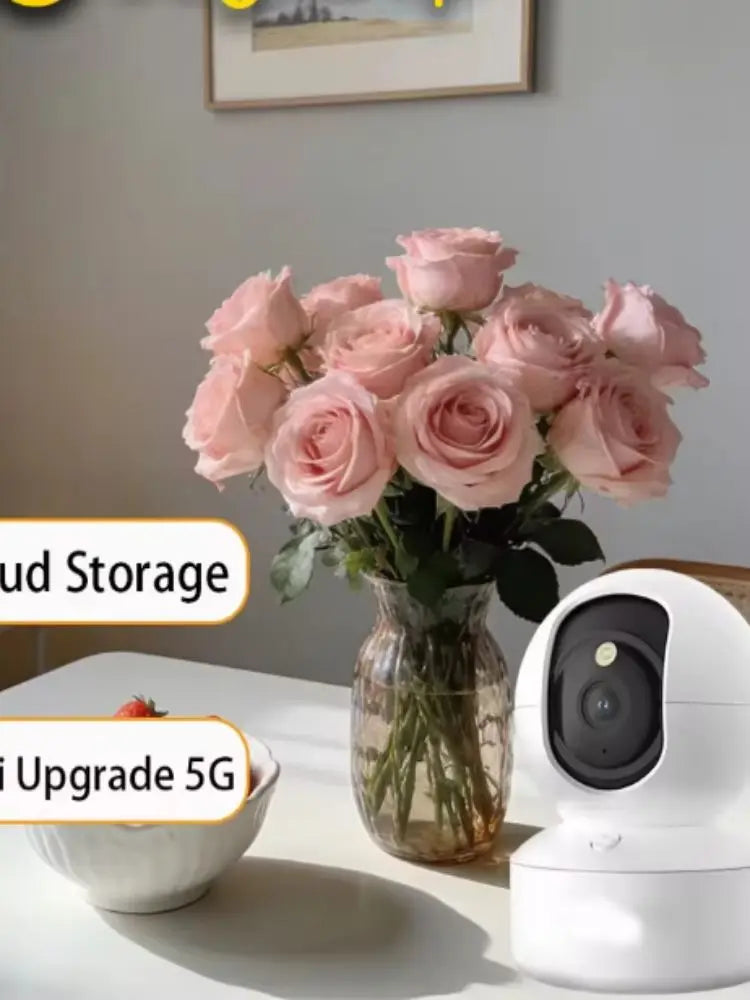 Indoor WiFi Surveillance Camera with Night Vision, Motion Detection & Two-Way Audio