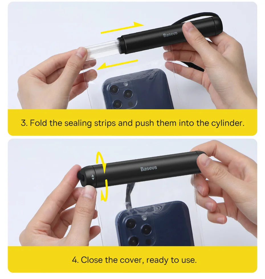 Baseus Waterproof Phone Bag for Phones Under 7.2 Inches