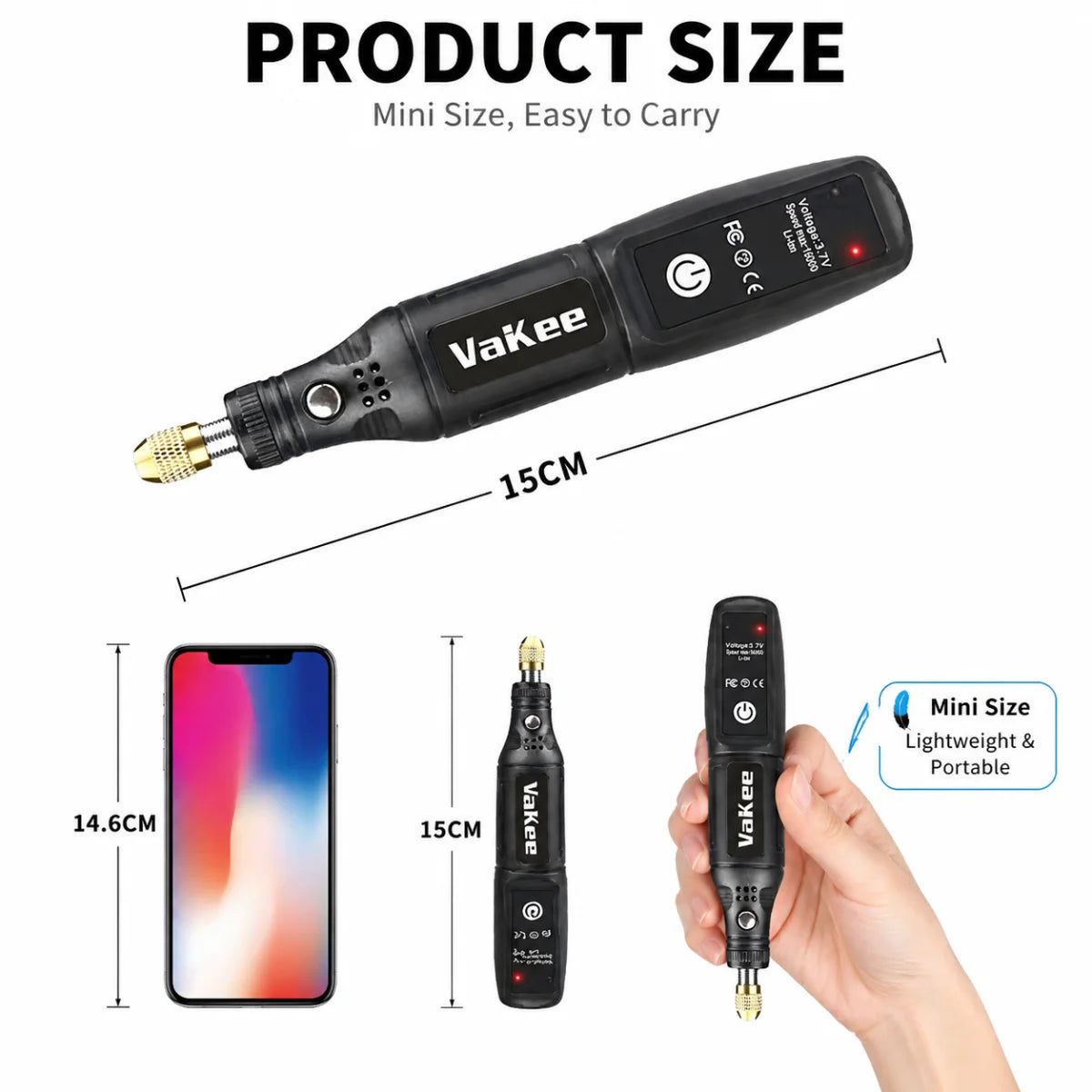Rechargeable Mini Rotary Tool and Engraving Pen