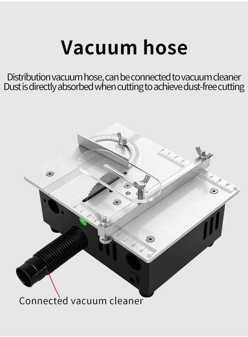 DC24V Mini Table Saw 96W High‑Power 7‑Speed Bench Saw