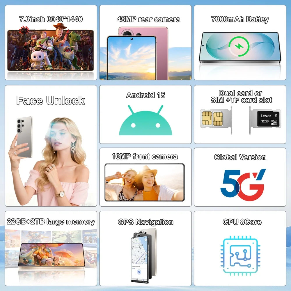 C26 Ultra Dual-SIM Android Smartphone or Case
