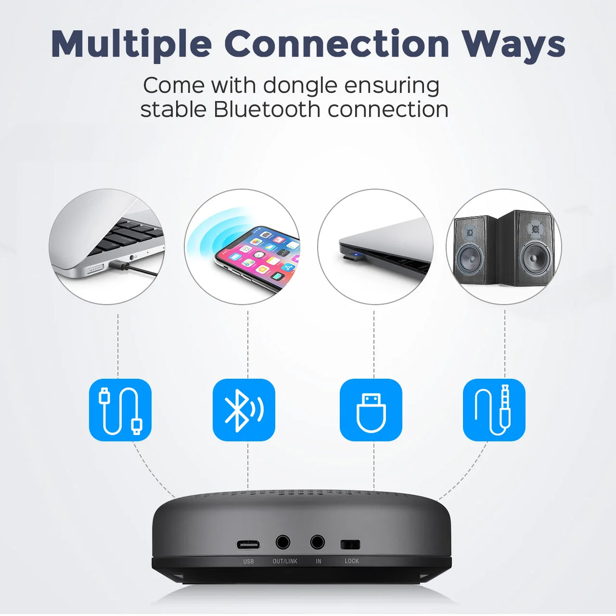Luna konferenshögtalare med Bluetooth
