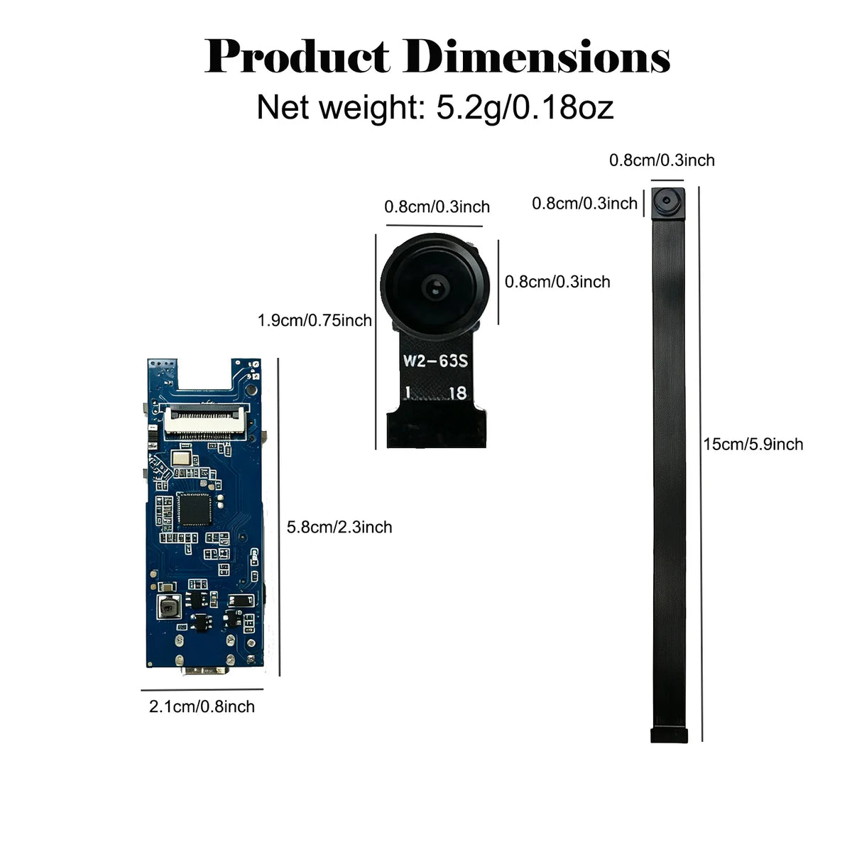Module caméra de sécurité WiFi compacte