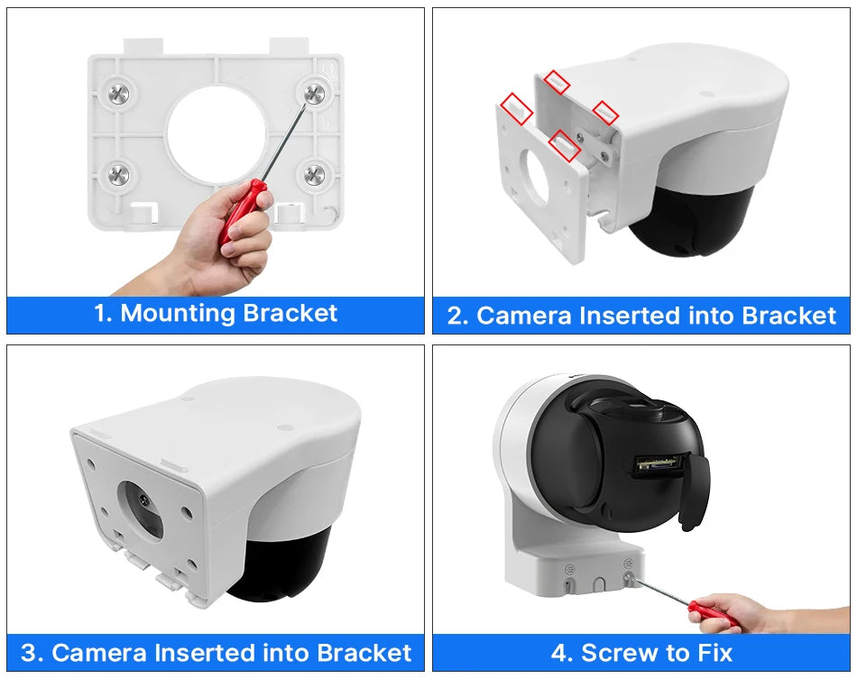 8MP PoE PTZ IP Camera with Color Night Vision