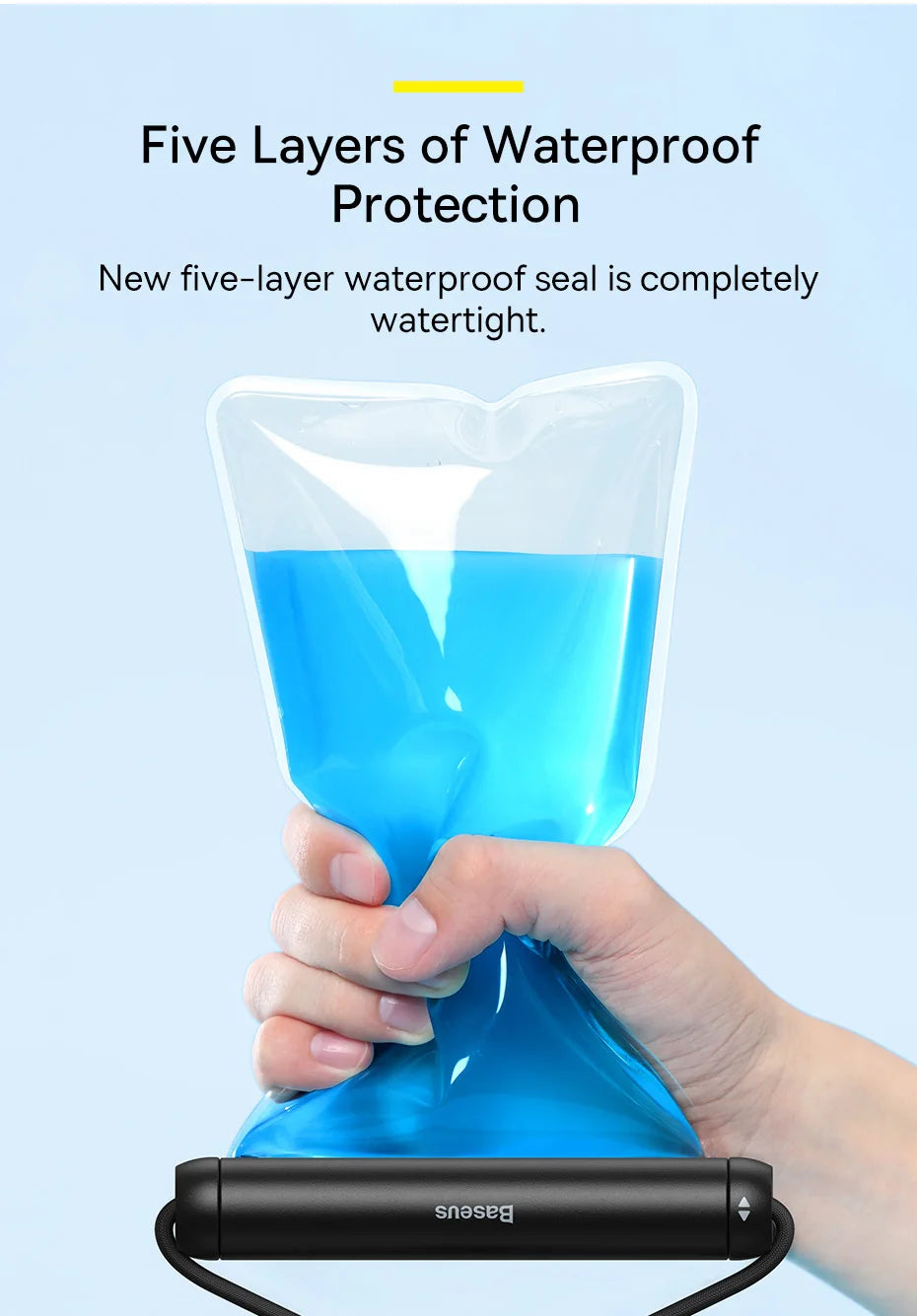 Baseus Waterproof Phone Bag for Phones Under 7.2 Inches