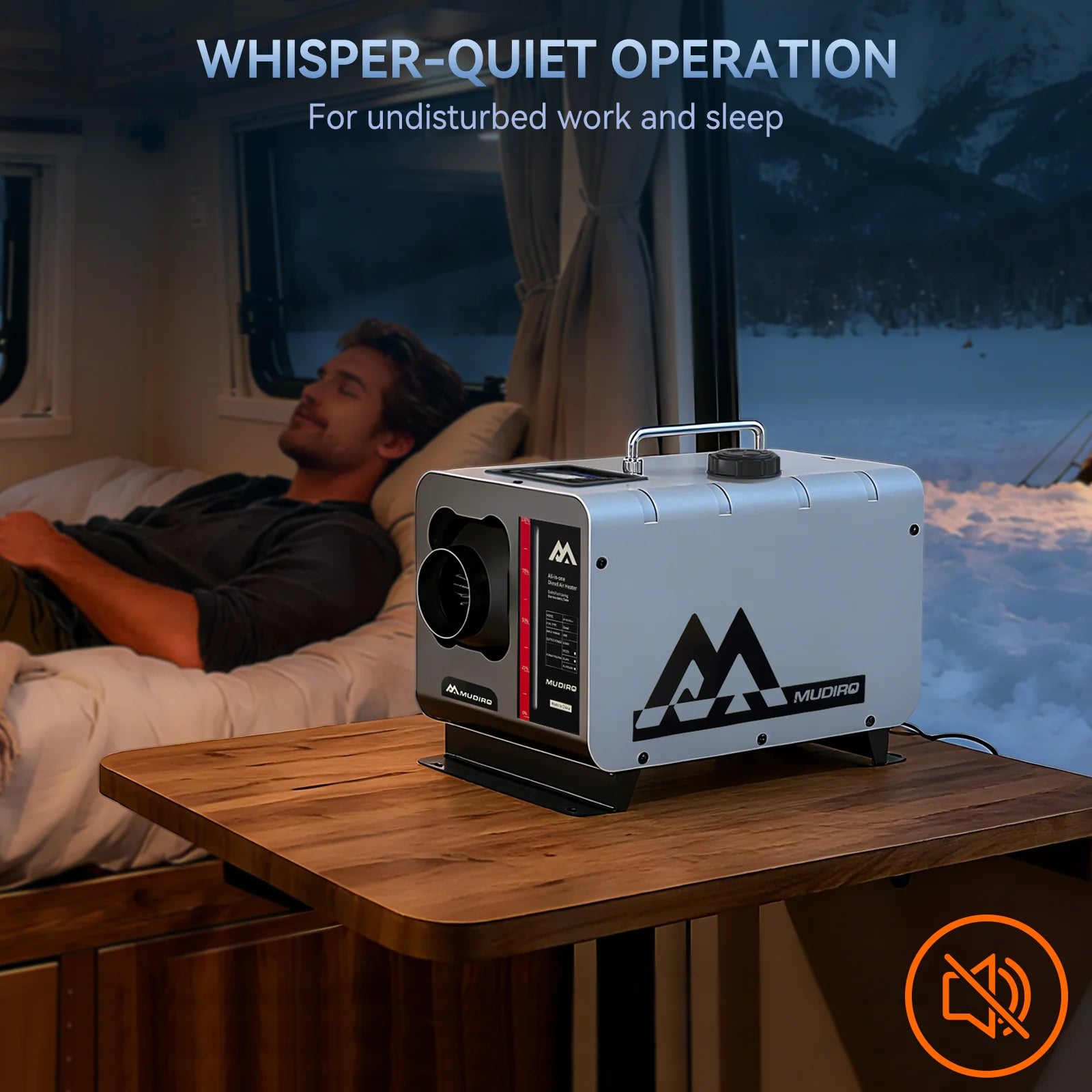 Mudiro 8KW Dizel Isıtıcı CO Koruması ve TFT Kontrol ile