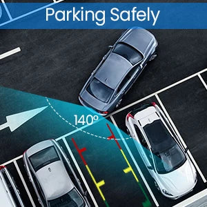 4.3inch Solar Vehicle Wireless Reverse Camera For Car RV Truck Trailer Pickup 12V-32V Car Monitor 1080P HD WIFI Rear View Camera