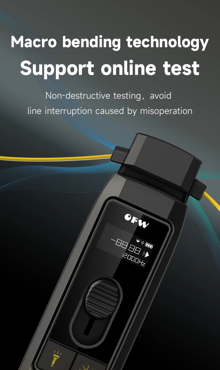 FWD-01 Live Fibre Identifier with Visual Fault Locator