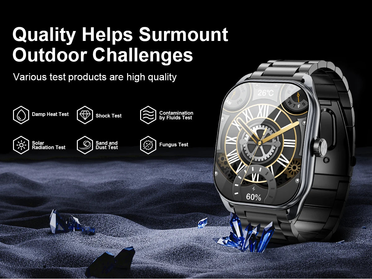 2024 Smart Watch for Men with 2.01-Inch Curved Display