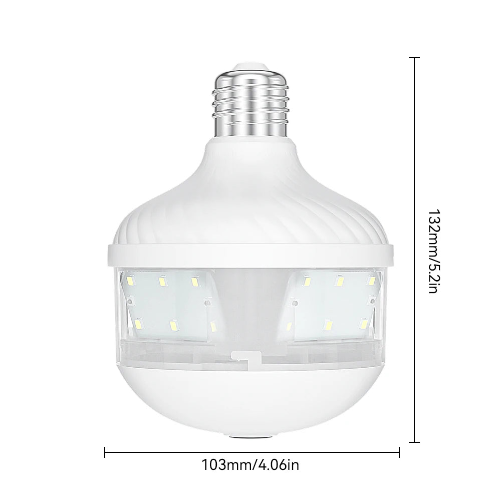 2K WiFi Home Light Bulb Camera Light Bulb Camera 360 degree Panoramic IP Camera Full Color Night Vision