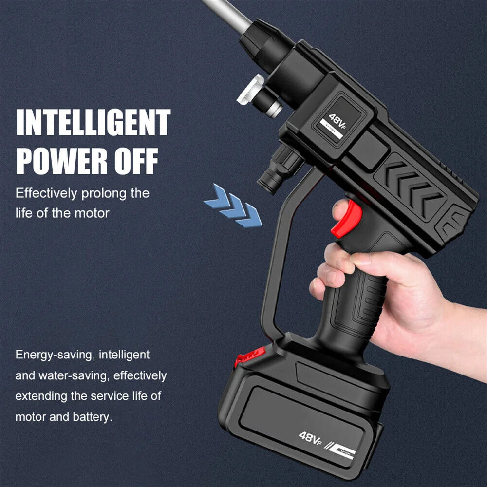 700W 30BAR Cordless Car Wash Water Gun 20000mAh High Pressure Cleaner Washer Spray Water Cleaning Machine for Makita 18V Battery