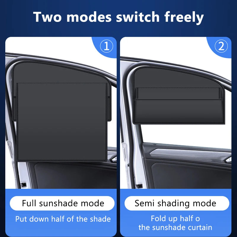 Car Window Sunshade Magnetic Side Window Curtain