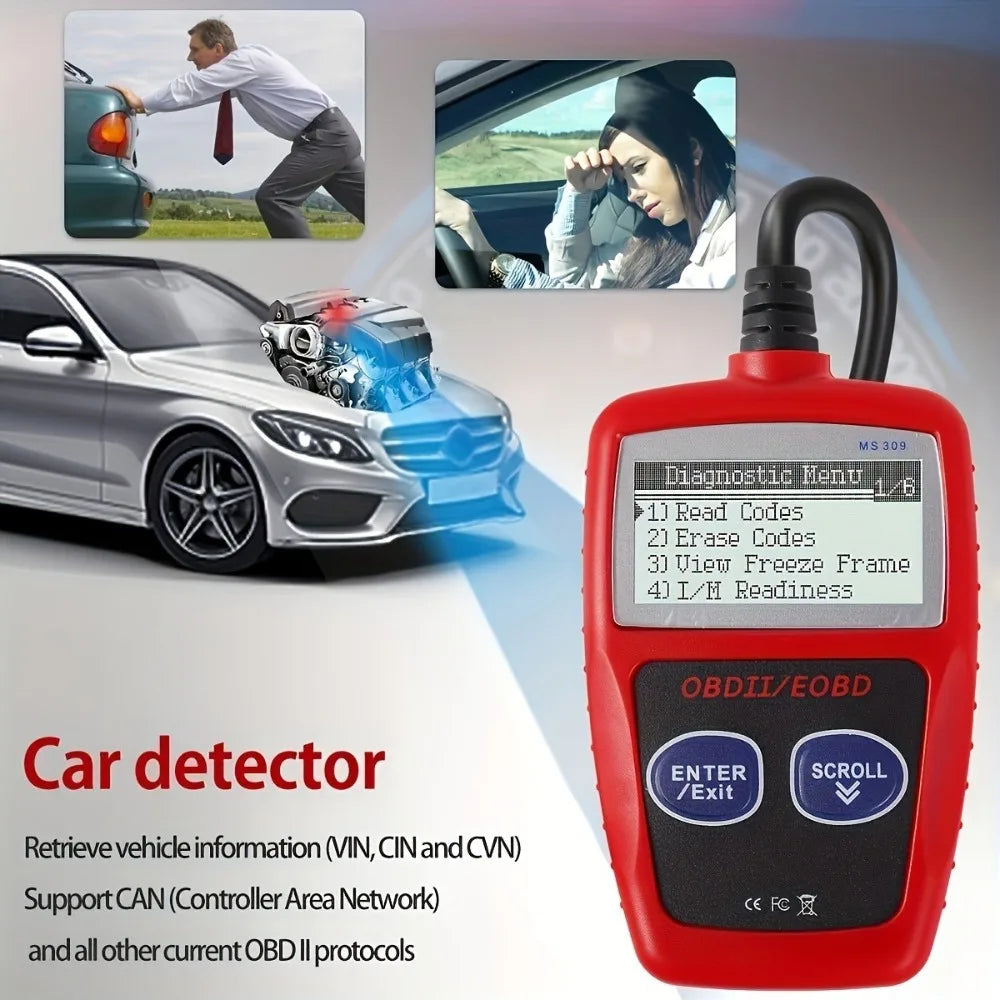 Wired OBD2 Engine Fault-Code Reader