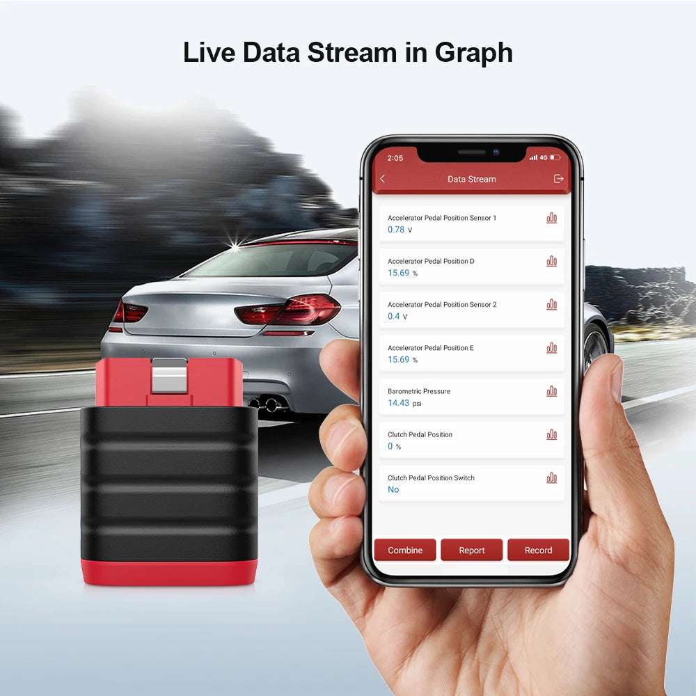 Mini Bluetooth OBD Vehicle Diagnostic Scanner
