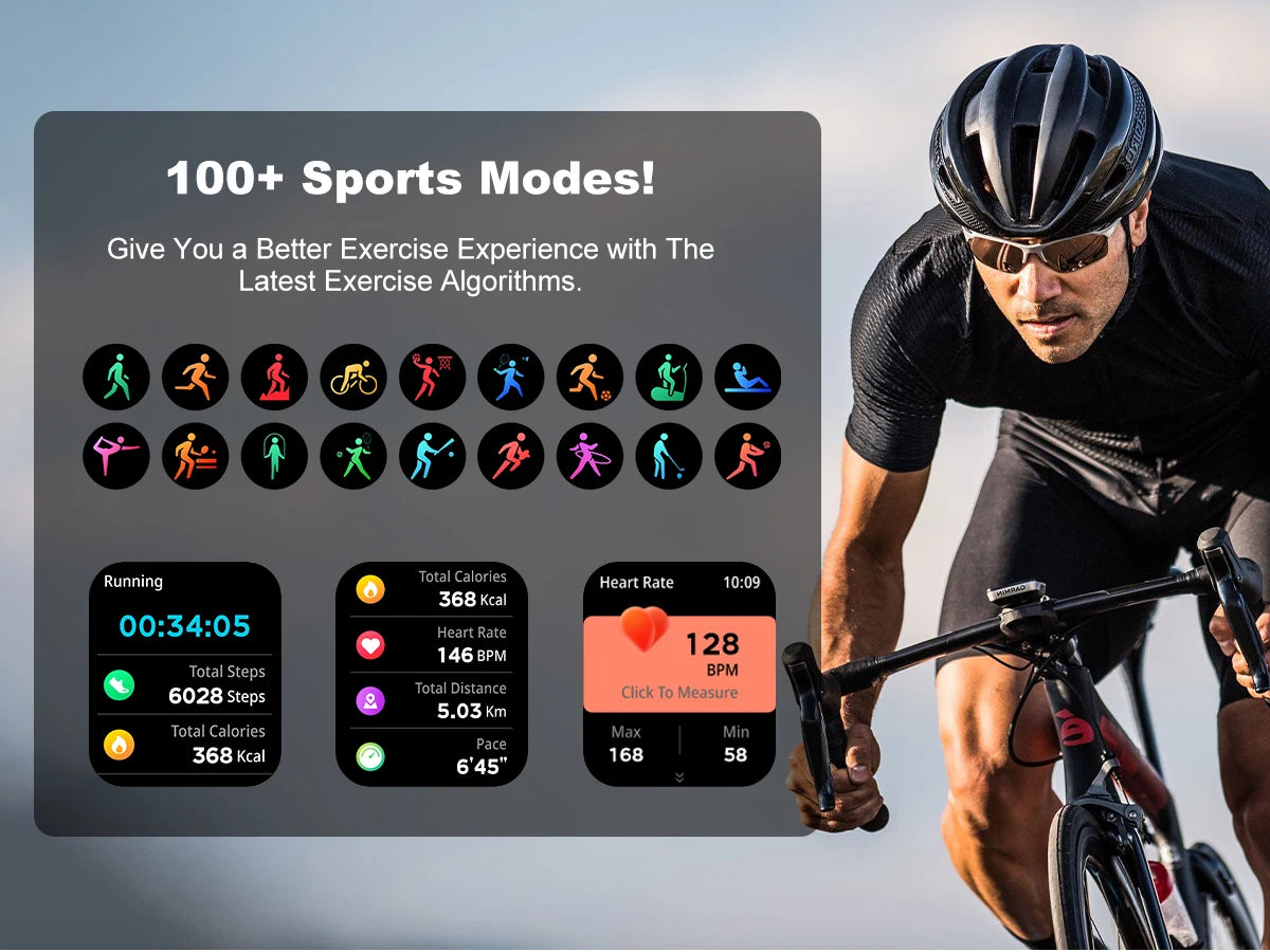 2024 Smart Watch for Men with 2.01-Inch Curved Display