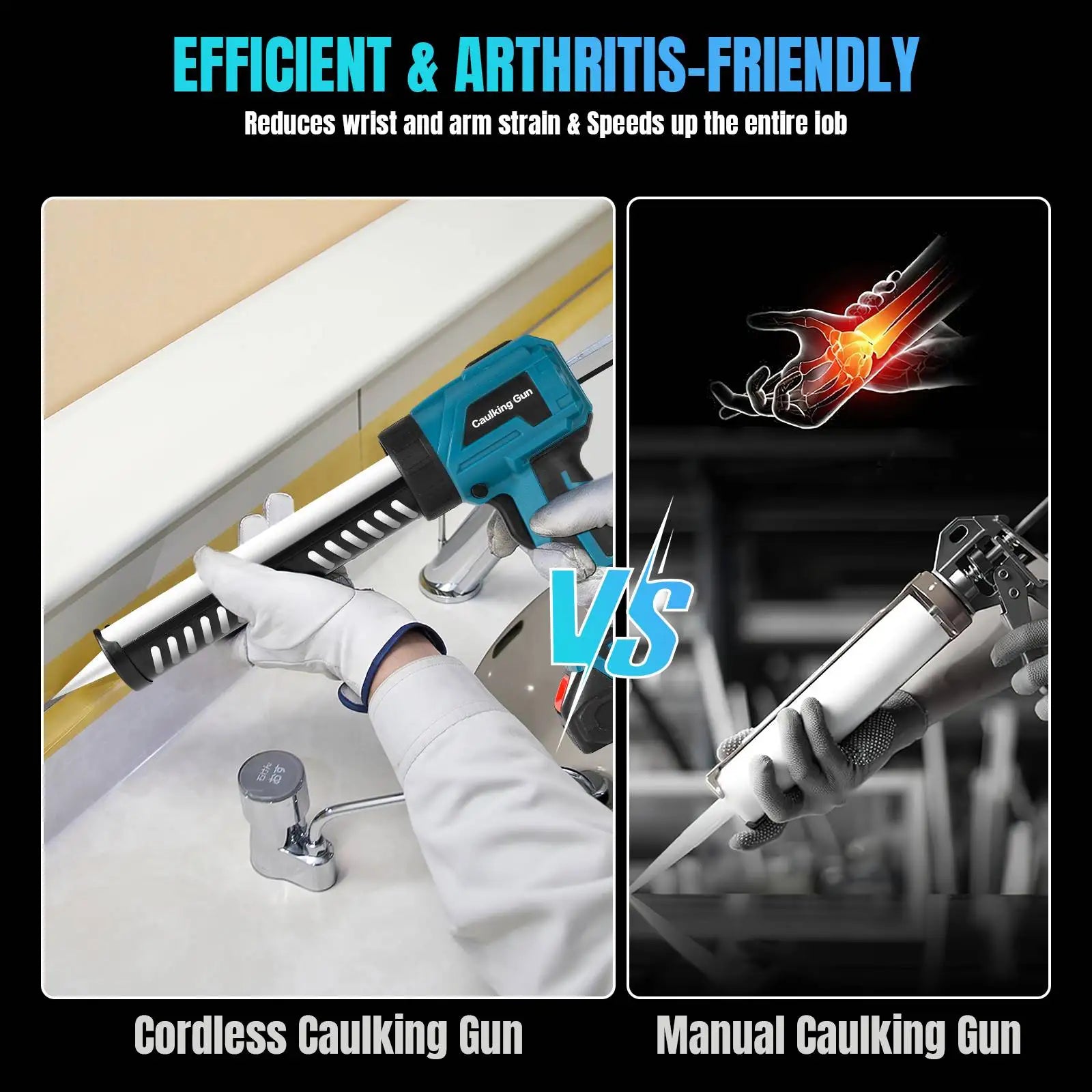Electric Caulking Gun for Makita 18V Batteries