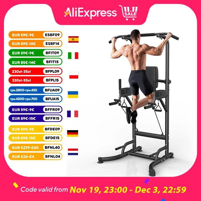 Power Tower Stazione Dip Barra per trazioni per allenamento di forza a casa