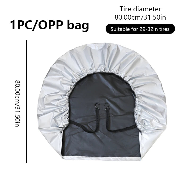 SEAMETAL Car Wheel Tire Cover for 29-32in Universal Waterproof Dustproof Tyre Protection Cover Full Wrapped Tire Storage Bag