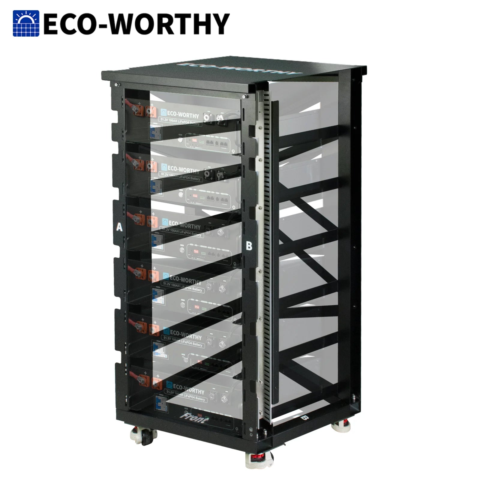 6-Layer Server Rack with 600A Busbar