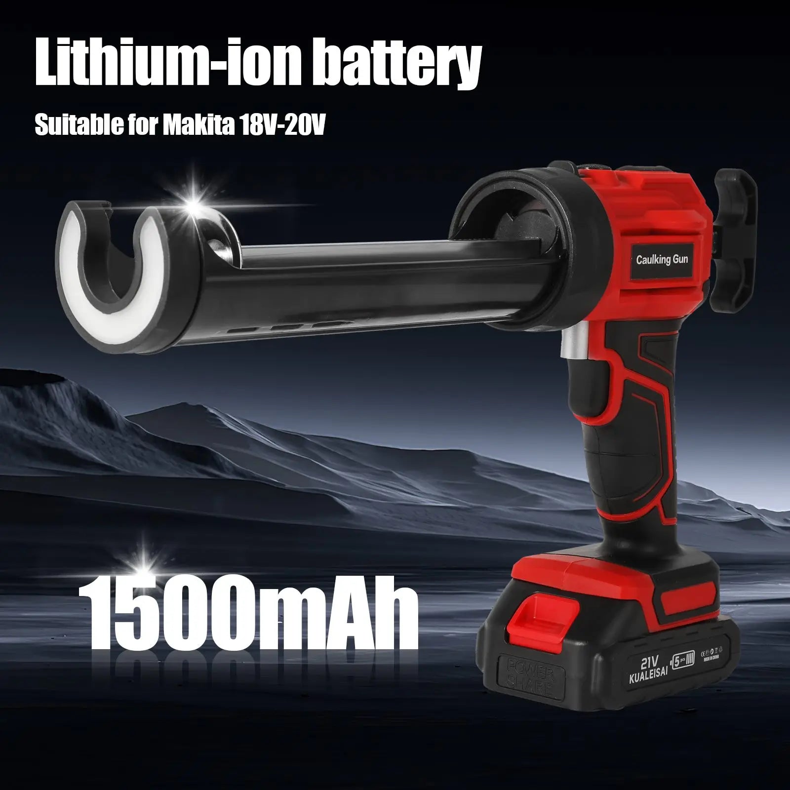 Electric Caulking Gun for Makita 18V Batteries