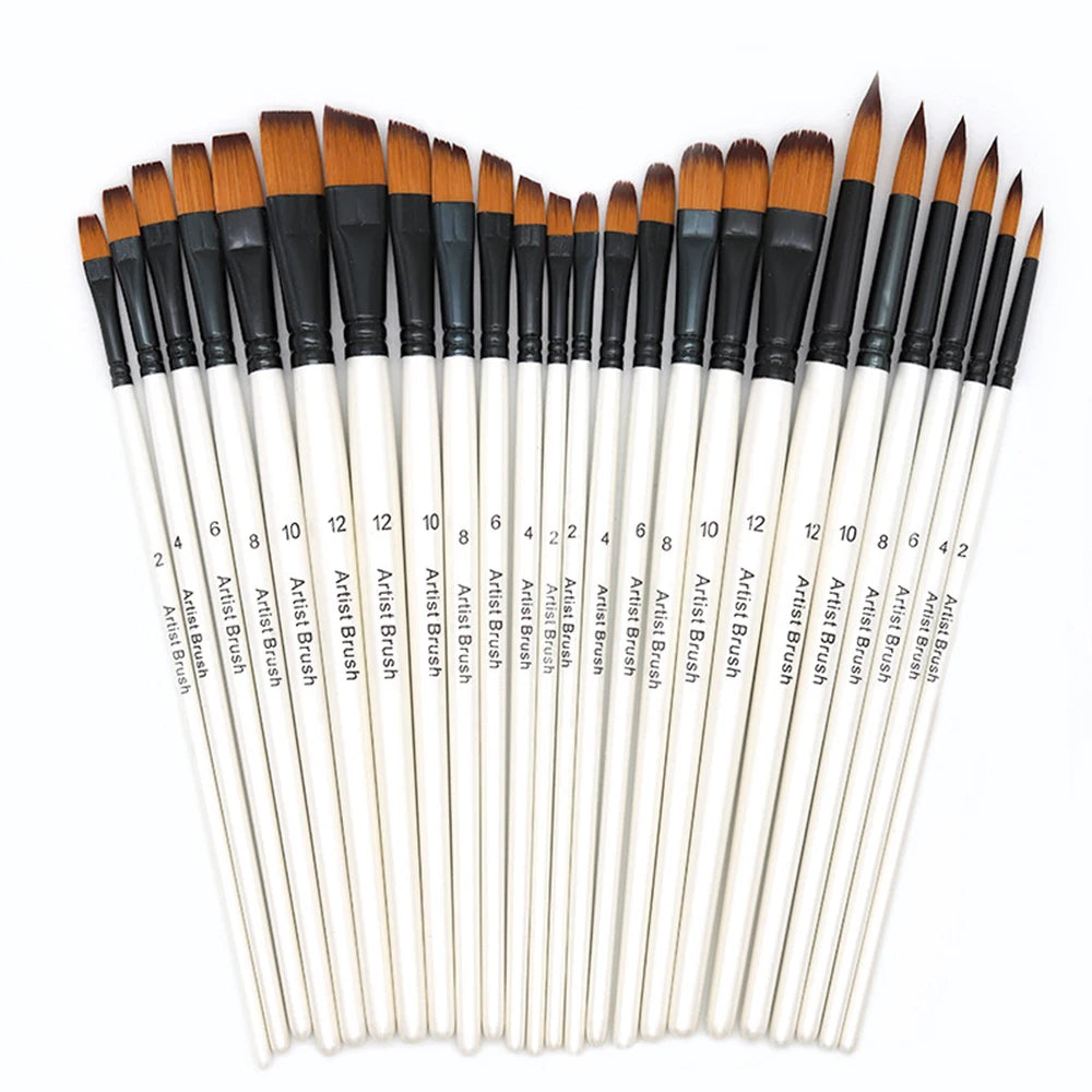 6-Piece Artist Paint Brushes Set