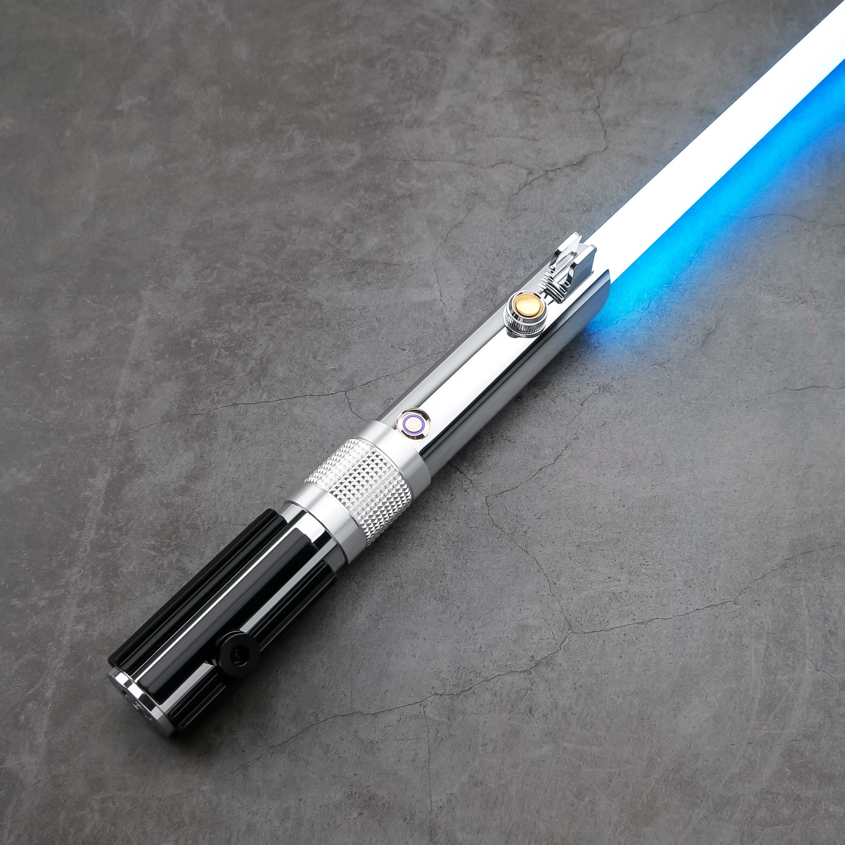 Sable de luz RGB con píxeles inspirado en Anakin, con movimiento suave y placa Proffie