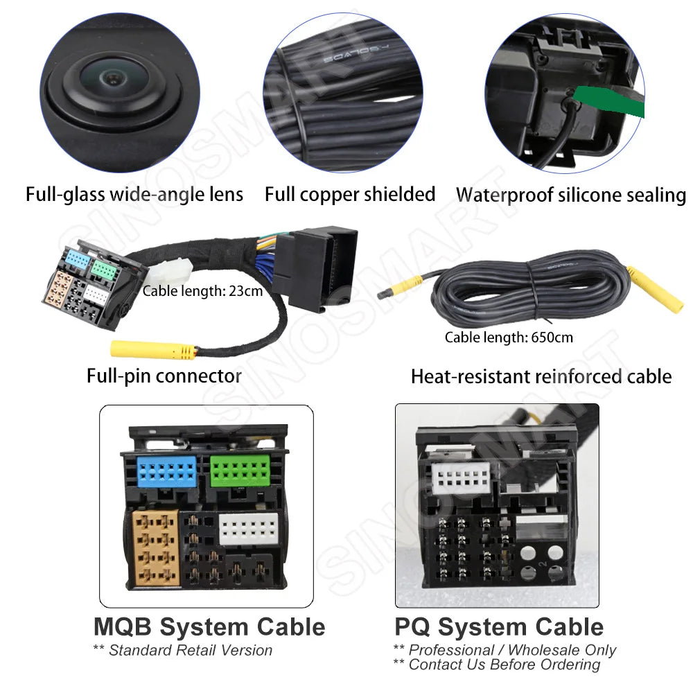 Dynamic Trajectory Reverse Camera for MQB Vehicles