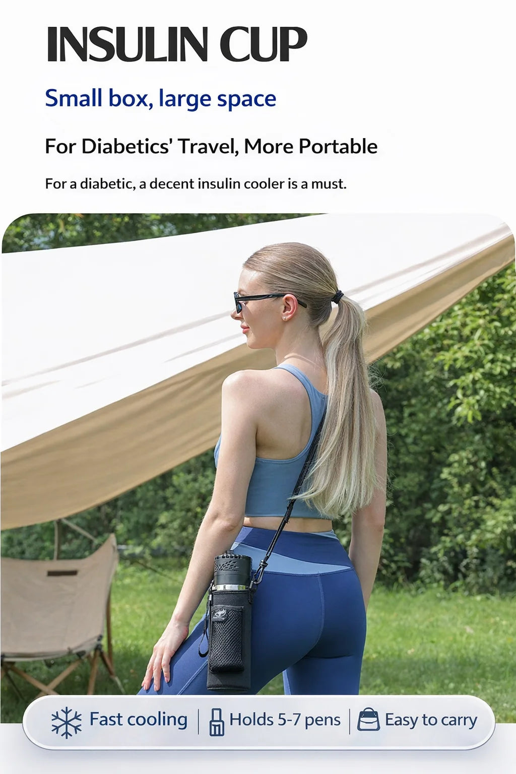 Portable Insulin Cooler Mini Fridge with Digital Temperature Control