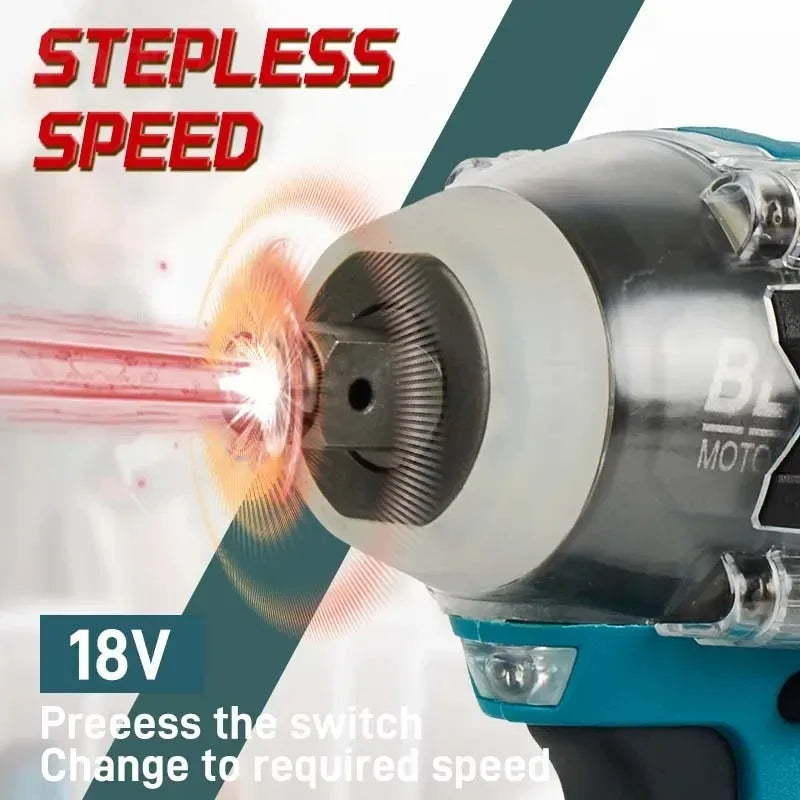 Makita TW004G 18v Battery Screwdriver Machine Brushless Electric Screwdriver Rechargable Drill Driver Without harger and battery