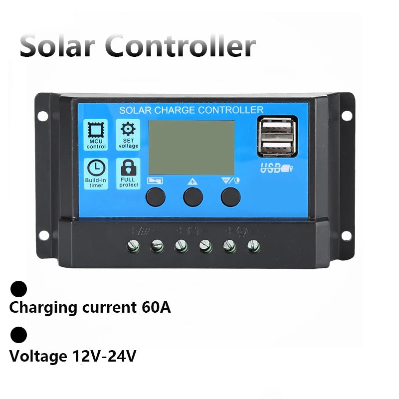 PWM Solar Charge Controller with LCD