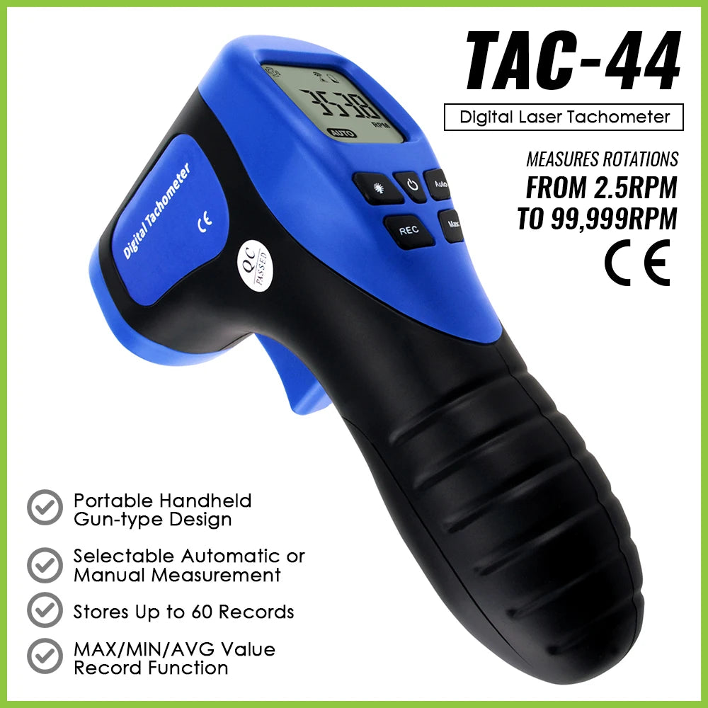 TAC-44 Non-Contact Laser Tachometer