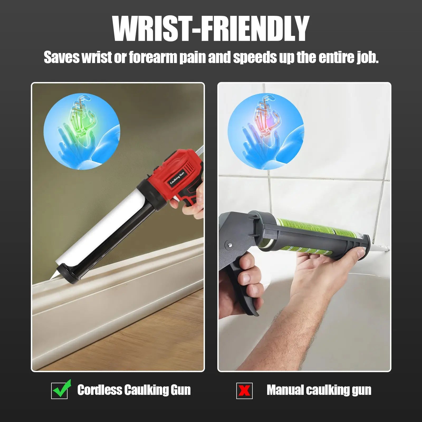 Electric Caulking Gun for Makita 18V Batteries