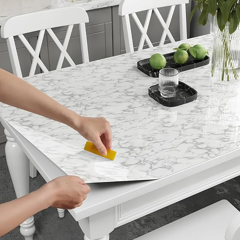 Kitchen Pearlescent Film Waterproof Wallpaper PVC Room DIY Self-adhesive Wall Stickers Wardrobe Kitchen Furniture Wall Stickers