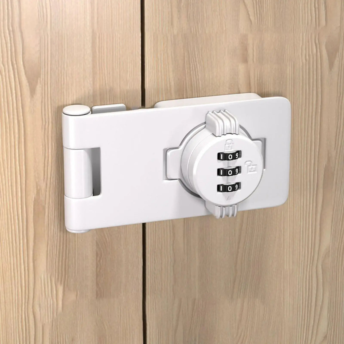 Rotating Combination Hasp Cabinet Lock