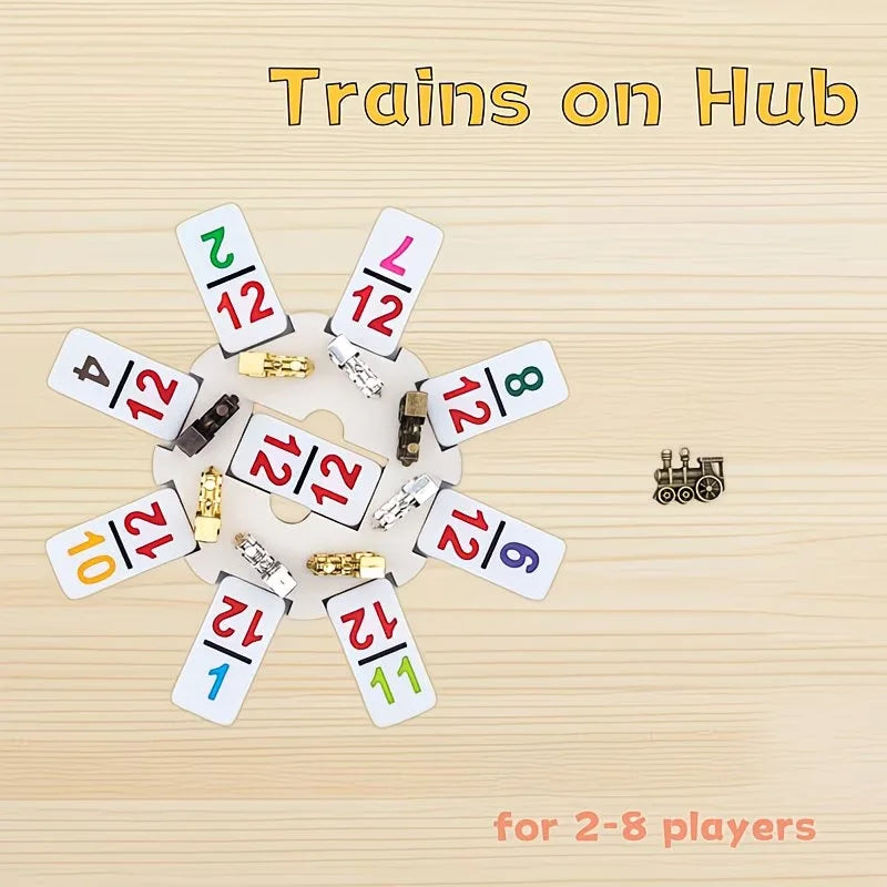 Metal Train Markers for Mexican Train Dominoes
