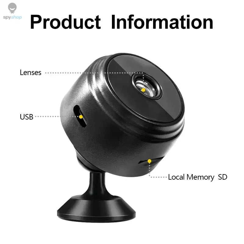 A9 HD Wifi Smart Monitor Surveillance Cameras Sensor Camcorder Web Video Home Safety Wireless Security Spy-shop.com