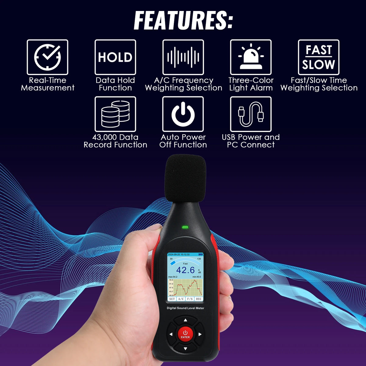 Digital Sound Level Meter with Data Logging