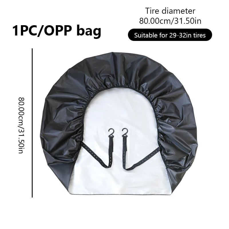 SEAMETAL Car Wheel Tire Cover for 29-32in Universal Waterproof Dustproof Tyre Protection Cover Full Wrapped Tire Storage Bag