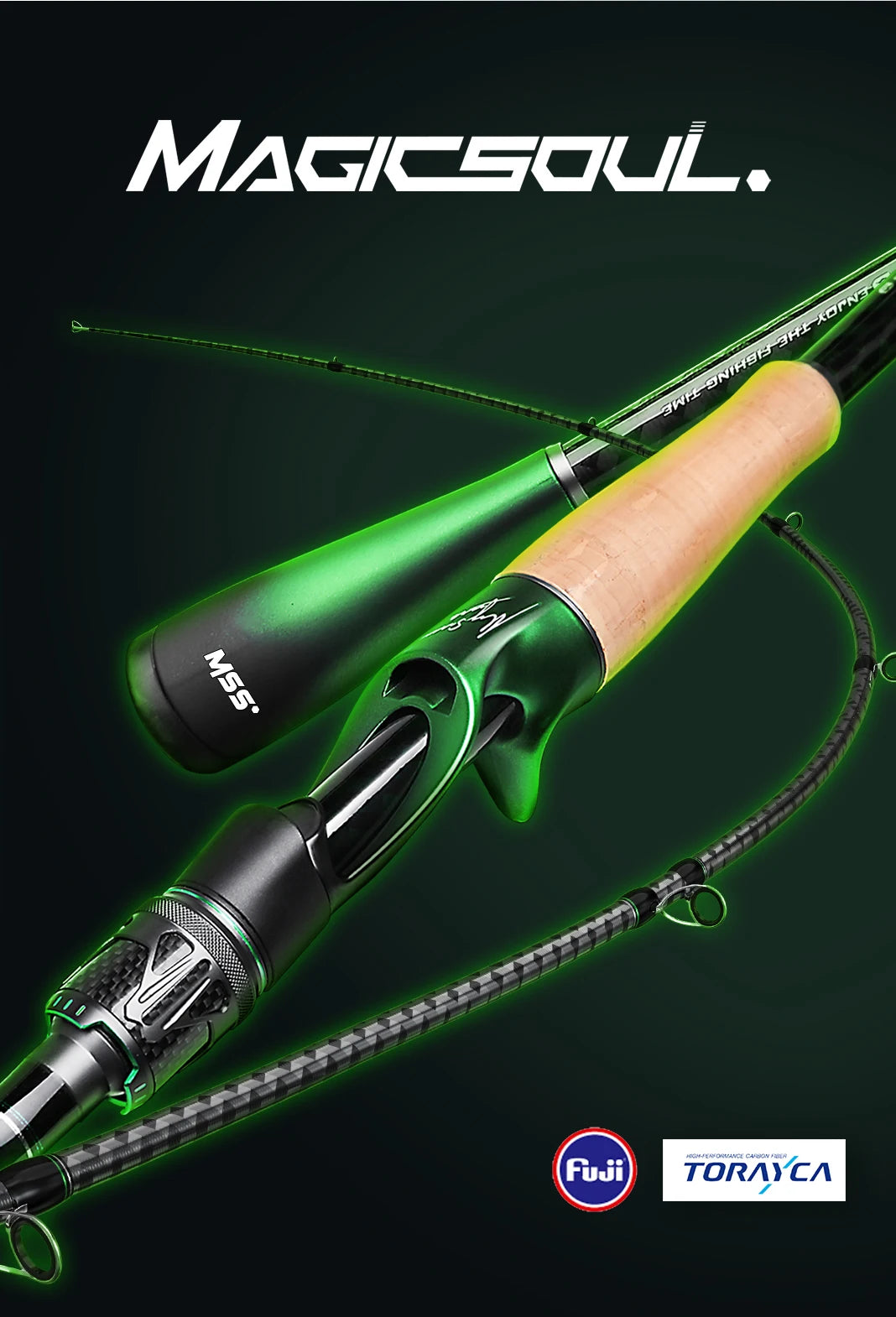 Magic Soul Fishing Rod – High-Performance Carbon Spinning & Casting Rod