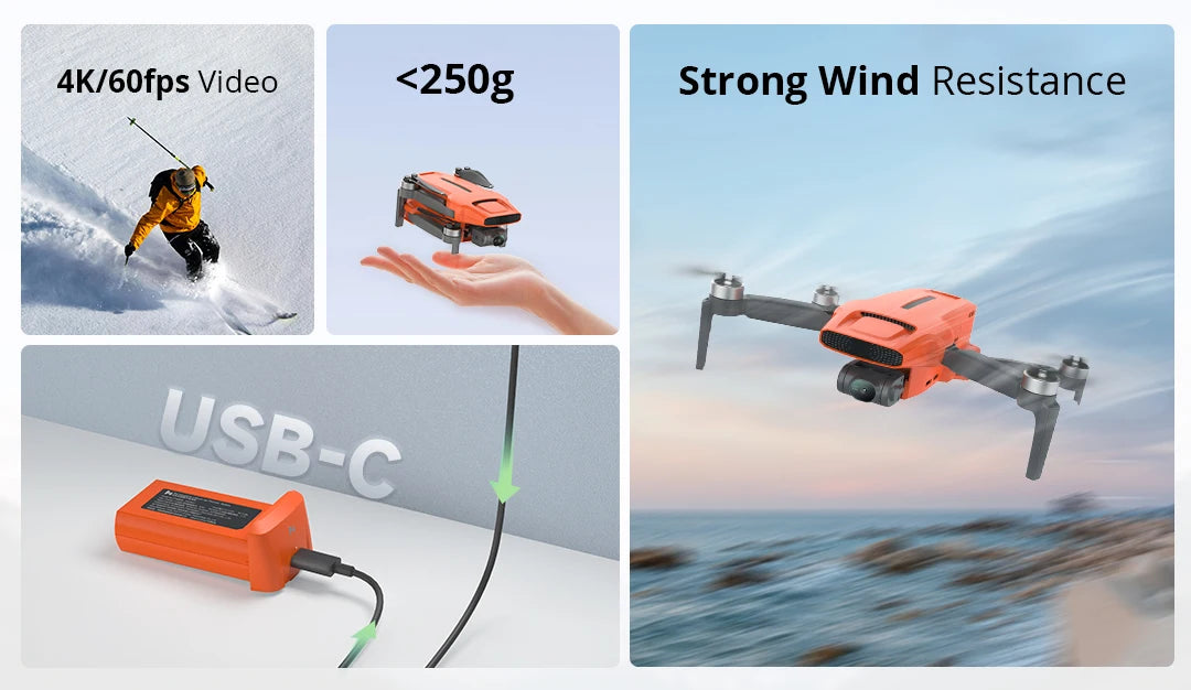 FIMI Mini 3 AI Süper Gece Video Dronu 4K Kameralı