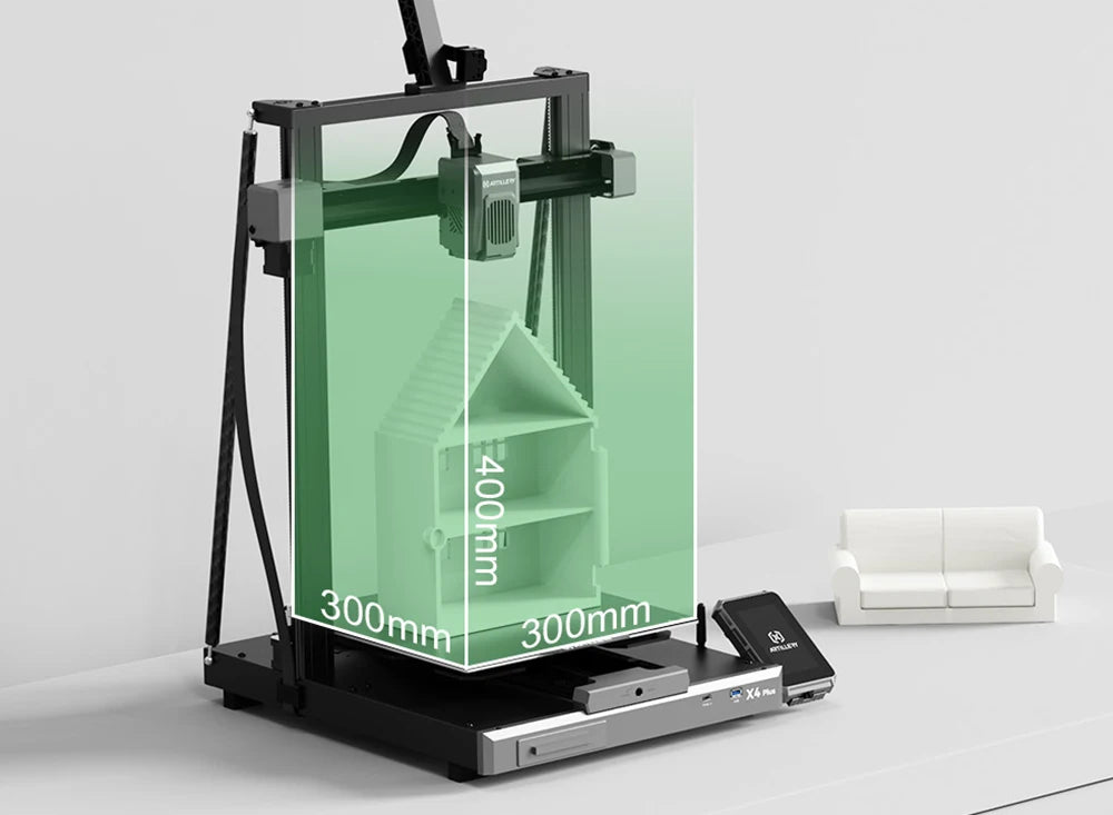 Artillery Sidewinder X4 Plus S1 Yüksek Hızlı 3D Yazıcı