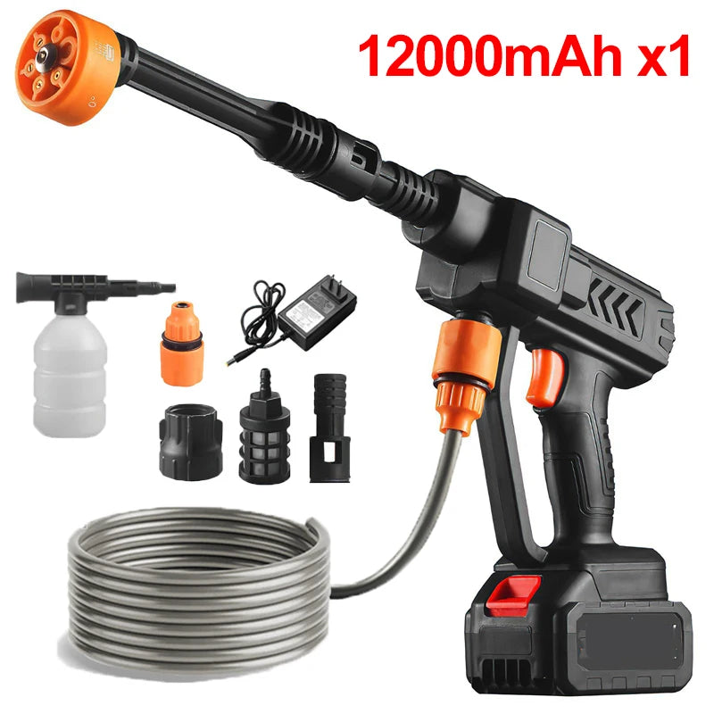 6 v 1 vysokotlakový čistič 60Bar s batériou 20000mAh