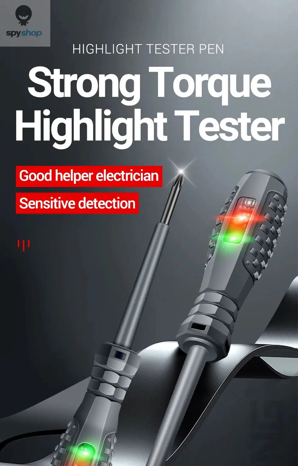 ANENG B05 Word/cross Screwdrivers Neon Bulb Indicator Meter Electric Pen Insulated Electrician Highlight Pocket Tester Pen Tools Spy-shop.com