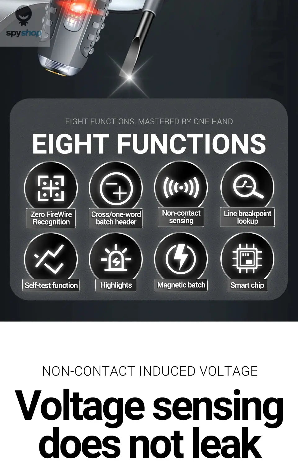 ANENG B05 Word/cross Screwdrivers Neon Bulb Indicator Meter Electric Pen Insulated Electrician Highlight Pocket Tester Pen Tools Spy-shop.com