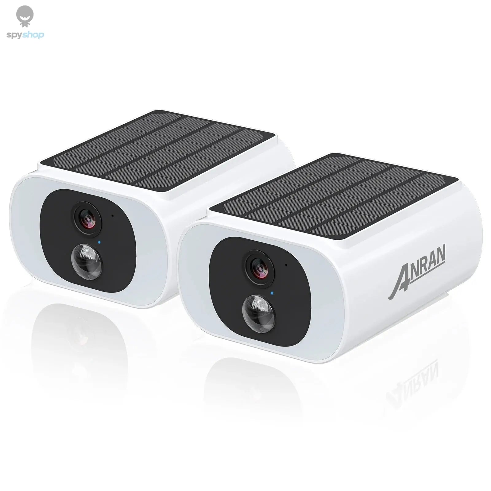 ANRAN 2/3/4 PCS Outdoor Wireless WIFI Camera 2.4G 3MP Battery Solar Security Camera Floodlight Color Night Vision Local Alarm