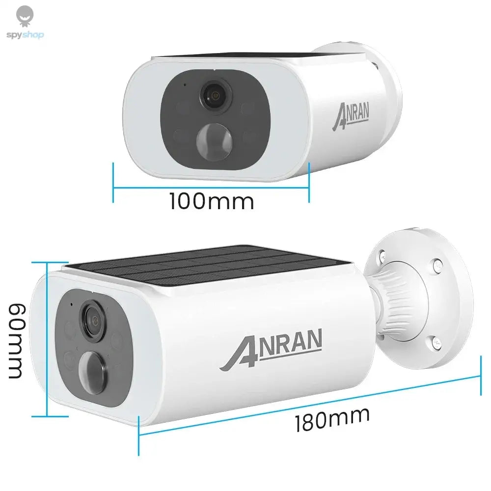 ANRAN 5MP Solar Camera 2K Wireless Solar Security Camera WIFI Battery Camera With Solar Panel Floodlight Full Color Night Vision Spy-shop.com