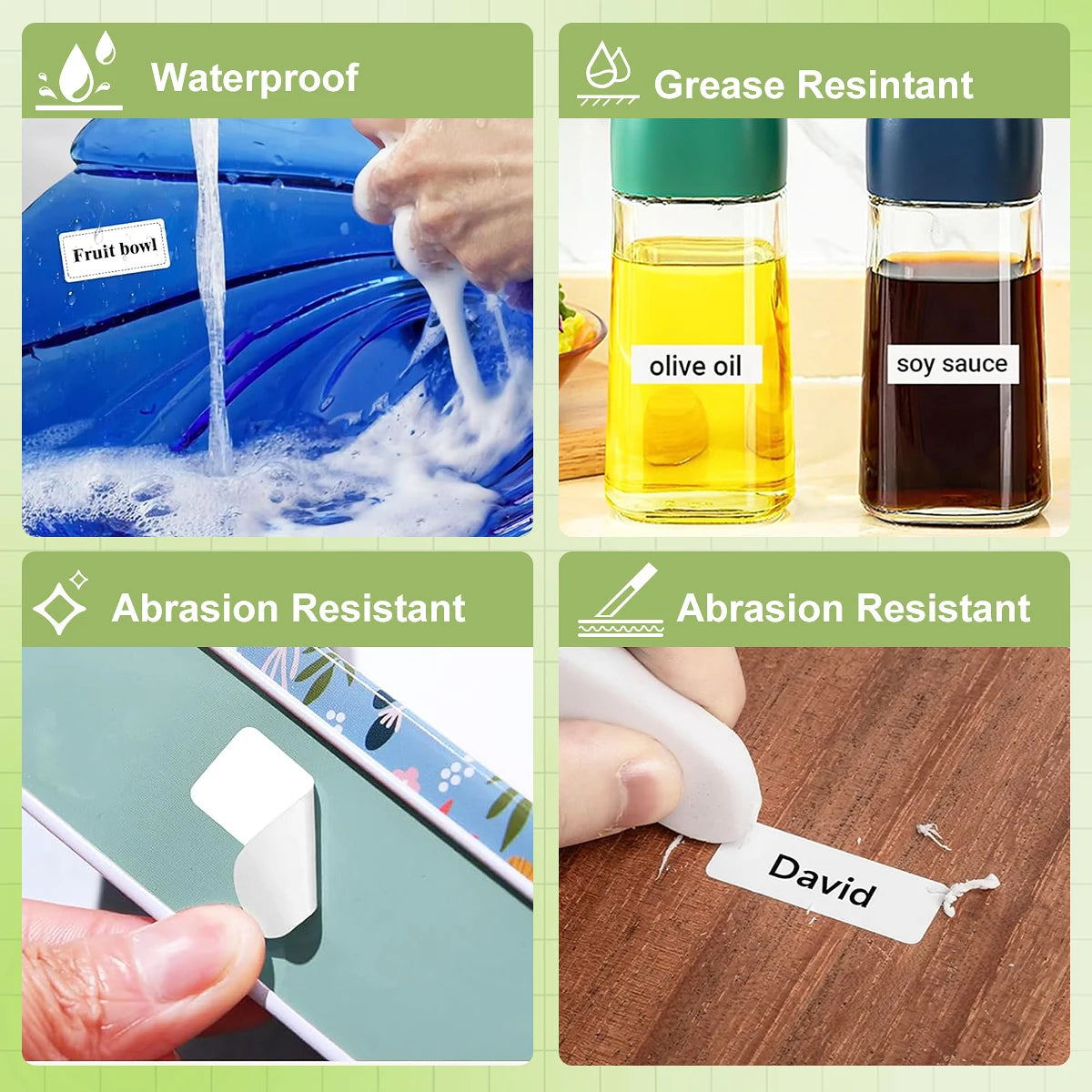 P15 Bluetooth Thermal Label Printer, White or Green Bundles