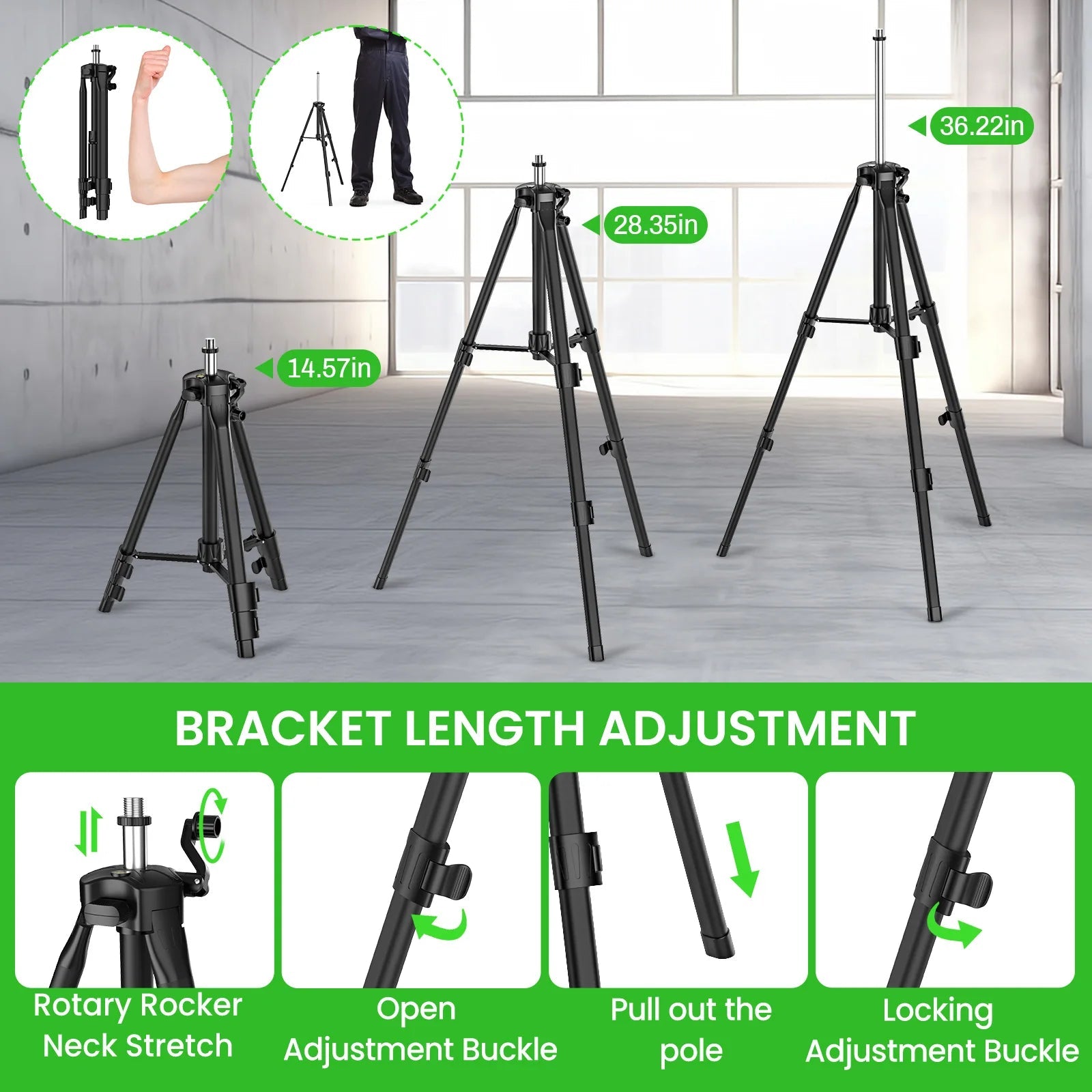 16 Lines 4D Laser Level green line SelfLeveling 360 Horizontal & Vertical power Laser level Professional Construction Tools