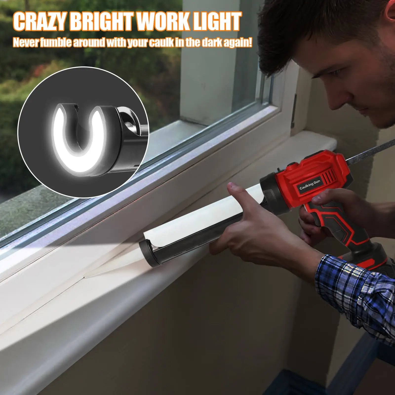 Electric Caulking Gun for Makita 18V Batteries